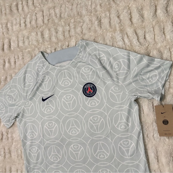 NIKE Men's Paris Saint-Germain Dri-FIT Pre-Match Jersey - Picture 6 of 15